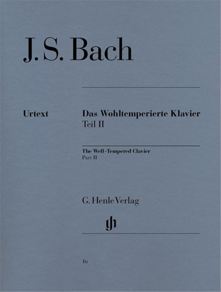 Das Wohltemperierte Klavier Teil II BWV 870-893